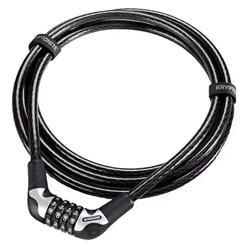 Kryptonite-Fahrradschloss Kryptonite Uni Kryptoflex 1230 Cmbo CBL