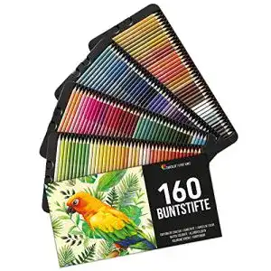 Buntstifte professionell Zenacolor 160 Buntstifte (Nummeriert)