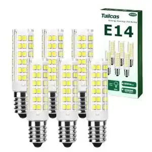 LED-E14-Kaltweiß Tailcas E14 Led Kaltweiß Birne, 7W 6000K E14