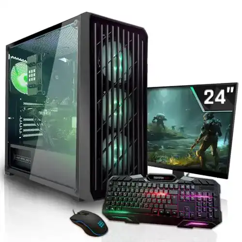 Gaming-PC-Set SYSTEMTREFF mit Monitor AMD Ryzen 5 5600G