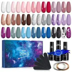 UV-Nagellack-Set Skymore 23 Stück UV Farbgel Set, UV Nagellack