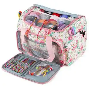 Stricktasche Coopay Aufbewahrungstasche für Wolle, Groß