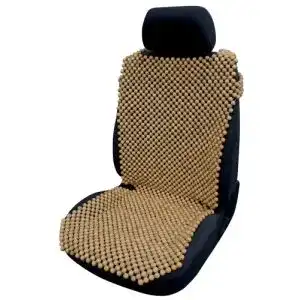 Holzkugel-Sitzauflage Cora 000127406 Sitzbezug Auto in-Kugeln Holz