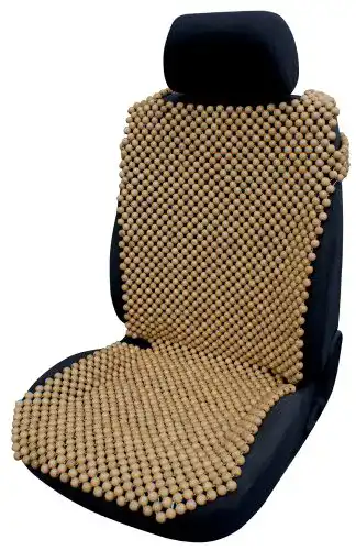 Holzkugel-Sitzauflage Cora 000127406 Sitzbezug Auto in-Kugeln Holz