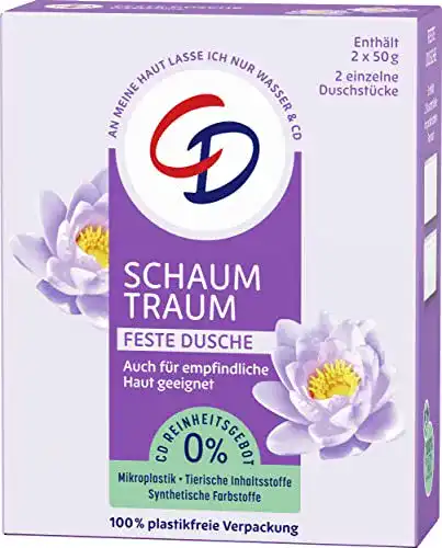 CD-Duschgel CD Feste Dusche ‘Schaumtraum’, 2 x 50 g