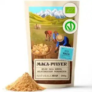 Maca-Pulver NaturaleBio Maca Pulver Bio 200g