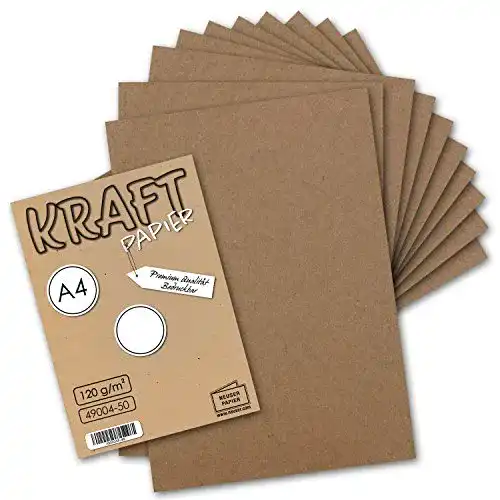 Recyclingpapier NEUSER PAPIER 25 Blatt Vintage Kraftpapier