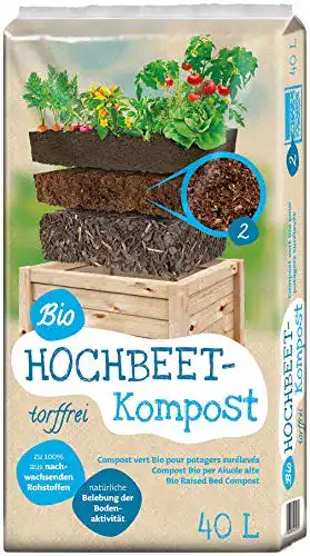 Hochbeeterde Floragard Universal Bio Hochbeet-Kompost 40 Liter