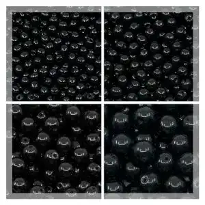 Schwarze Perle Bohemia Crystal Valley Satz Perlen, 275 Stück