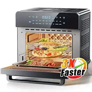 Heißluftfritteuse 12 Liter Chymoys Involly Mini Backofen 15 Liter