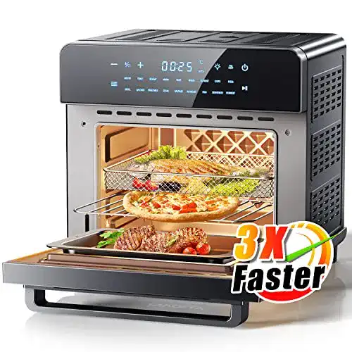 Heißluftfritteuse 12 Liter Chymoys Involly Mini Backofen 15 Liter