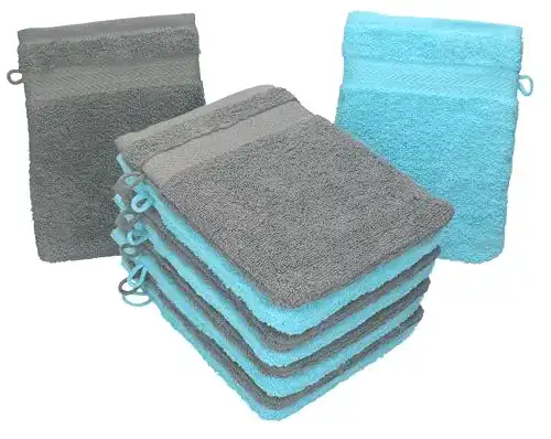Waschhandschuh Betz 10 Stück Premium 100% Baumwolle Set