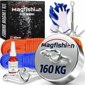 Magnetangel Magfishion – Mega Magnetfischen Set – 160 kg