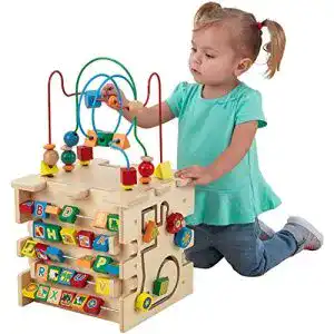 Motorikwürfel KidKraft 63298 Deluxe Aktivitätswürfel aus Holz