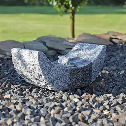 Granitbrunnen CLGarden Granit Springbrunnen SB15-2 Gartenbrunnen mit