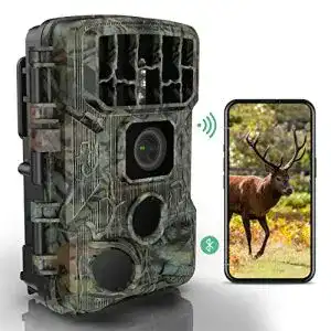 Wildkamera-mit-App Kosvin WiFi Wildkamera, 4K/30fps 46MP