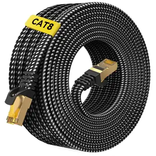 Netzwerkkabel Cat 7 ARISKEEN Cat 7 Ethernet-Kabel 30M, Cat7