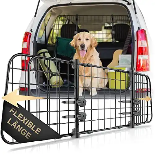 Auto-Hundegitter Heldenwerk Universal Kofferraum Trenngitter für Hunde