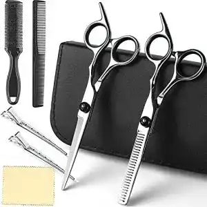 Friseurscheren Fityou Haarschere Set, scharf, Profi Effilierschere