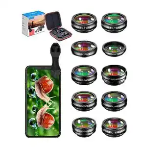 Makro-Objektiv Handy APEXEL 10 in 1 Handy Objektiv Kit