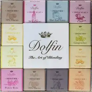 Dolfin-Schokolade Dolfin, Carré 48 Panaché, Geschenkpackung