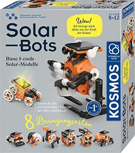 Roboter-Bausatz Kosmos Solar Bots, Baue 8 Solar-Modelle, Bausatz