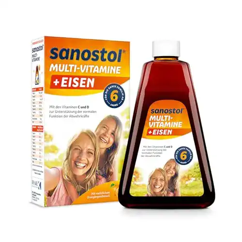 Eisensaft Sanostol plus Eisen: Multi-Vitamine für Kinder, 230ml