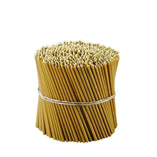 Ritualkerze Danilovo Ritual Kerzen 100 % Bienenwachs Gelb