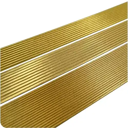 Wachsstreifen Smowo ® 50 Stück Gold Set 200mm Verzierwachs