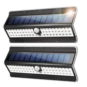 Solarleuchte mit Bewegungsmelder EZBASICS Solarleuchte 56 LED