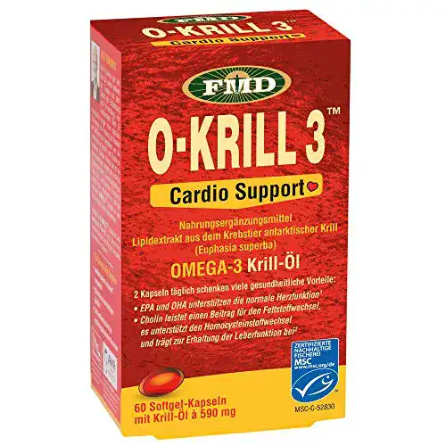 Krillöl Flora nach Udo Erasmus, 60 Kapseln, MSC-zertifiziert