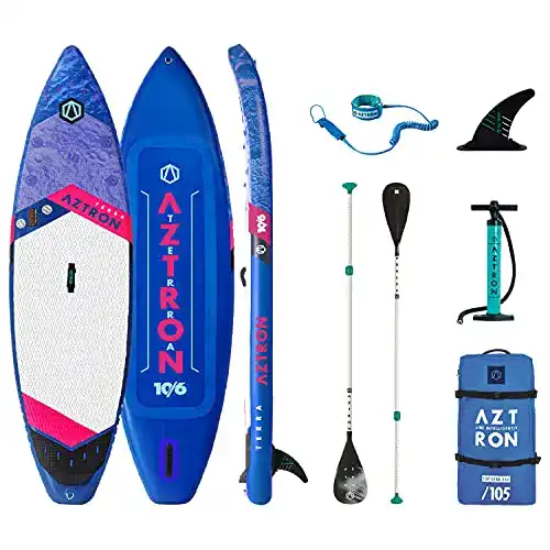 Aztron-SUP Aztron Terra 10.6 Double mit Style Alu Paddel, Leash