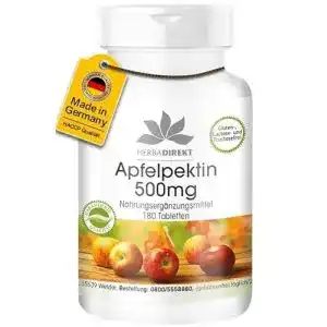 Apfelpektin-Kapseln herba direct Apfelpektin Tabletten 500mg