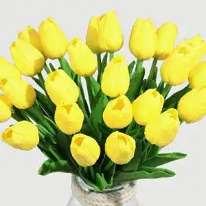 Kunstblumen Veryhome Künstliche Blumen Gefälschte Tulpe Latex