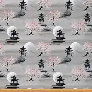 Japanische Stoffe Loussiesd Japanischer Stoff Meterware