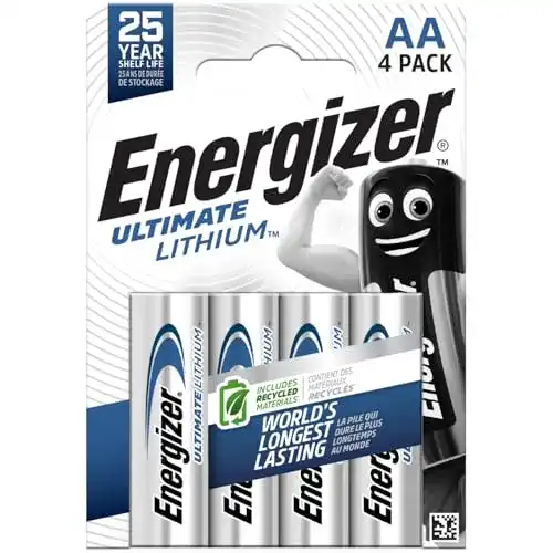 Batterie Energizer AA, Ultimate Lithium, 4 Stück
