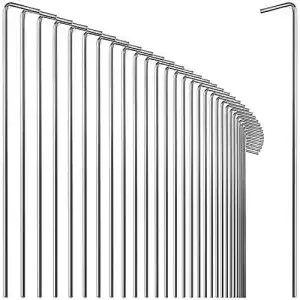 Zeltheringe com-four ® 36x Zelt-Heringe aus Stahl – Lang