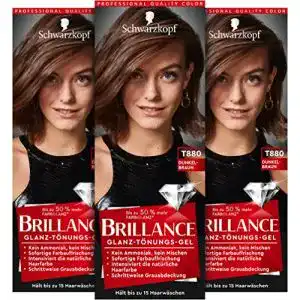 Haartönung (braun) Brillance Glanz-Tönungsgel, Haarfarbe T880