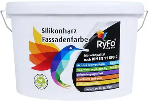 Silikonharzfarbe RyFo Colors Silikonharz Fassadenfarbe 10l
