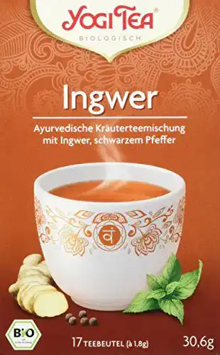 Ingwertee Yogi Tea Ingwer Bio, 3er Pack (3 x 31 g)