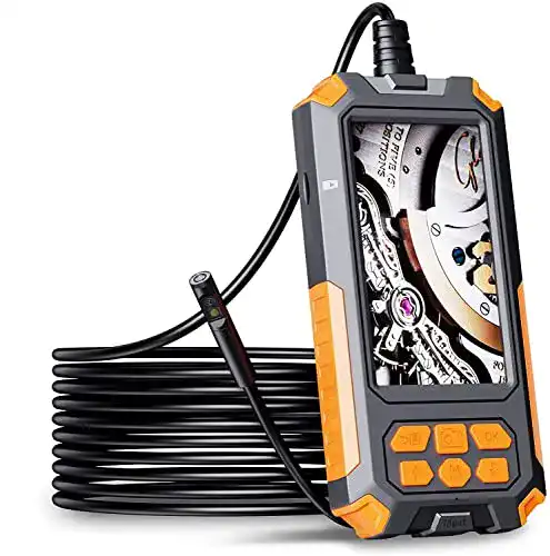 Endoskop-Kamera ILIHOME Dual Kameras Endoskopkamera 4,5 Zoll