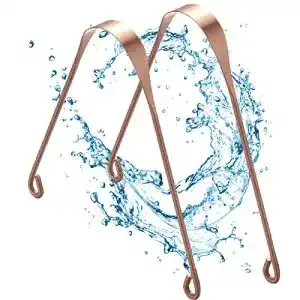Zungenreiniger Kupfer Oralflora 2x Ayurveda Zungenreiniger