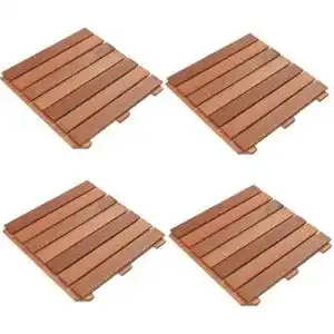 Terrassenplatte ROG garden-line 4 STÜCK Premium BANGKIRAI