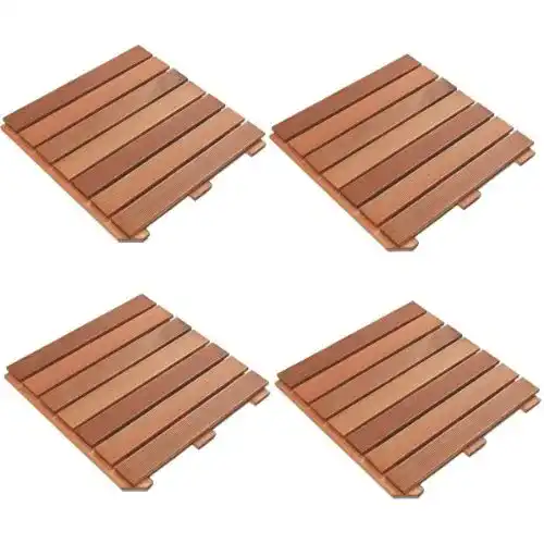 Terrassenplatte ROG garden-line 4 STÜCK Premium BANGKIRAI