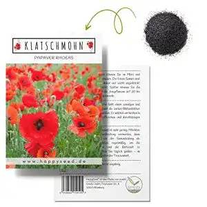 Klatschmohn-Samen HappySeed, Papaver rhoeas, Rot