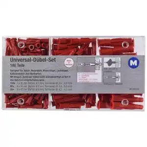 Dübel Metafranc Universal-Sortiment 180-teilig Ø 5 / 6 / 8 mm