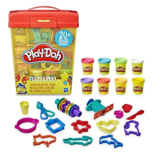 Play-Doh Play-Doh Großes Knetset Aufbewahrungsbox 8 Farben