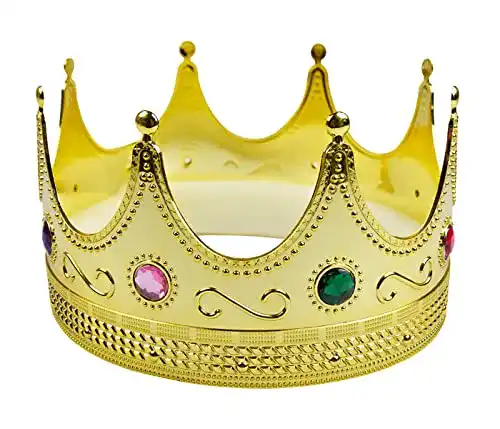 Die beste Königskrone Alsino Krone für König und Königinnen Kostüm Gold 2026 Test Bestseller Königskrone Alsino Krone für König und Königinnen Kostüm Gold