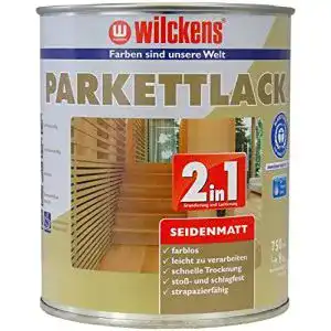 Parkettlack Wilckens 2in1 seidenmatt, farblos, 750 ml 12400100050