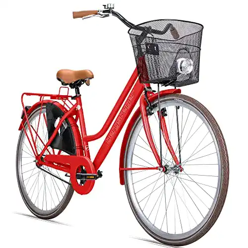 Mädchenfahrrad 26 Zoll Bergsteiger Amsterdam, Fahrrad-Licht